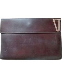 Dior Sac pochette en cuir cuir marron