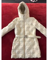 Moncler Manteau polyamide blanc