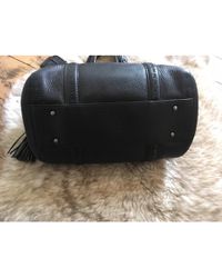 Lancel Sac à main en cuir cuir noir