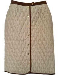 Moncler Jupe mi-longue polyamide beige - Neutre