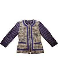 Moncler Doudoune polyamide bleu