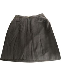 Chanel Jupe courte laine noir