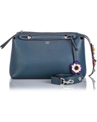 Fendi Sac en bandoulière en cuir calf autre - Bleu