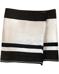 Isabel Marant Jupe courte laine blanc