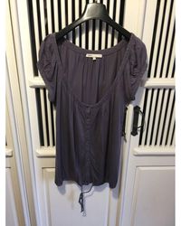 Maje Blouse coton violet