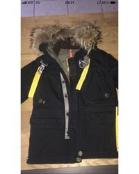 Parajumpers Manteau fourrure noir