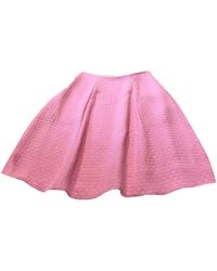 Moschino Jupe mi-longue coton rose