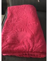 Christian Lacroix Paréo coton rose Taille unique