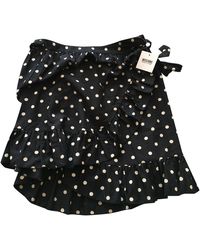 Moschino Jupe courte coton noir