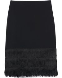 Sandro Jupe mi-longue polyester noir