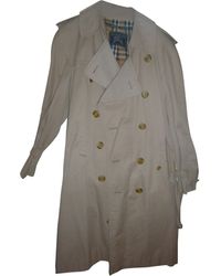 Burberry Imperméable, trench polyester beige - Neutre