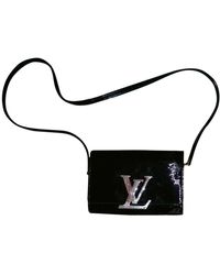 Louis Vuitton Sac en bandoulière en cuir cuir noir