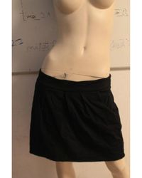 Diane von Furstenberg Jupe mi-longue coton noir