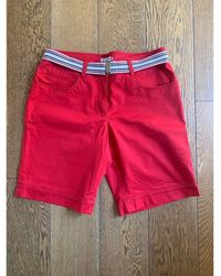 Moncler Bermuda coton rouge