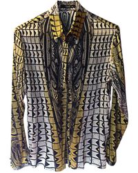 Etro Chemise soie jaune - Multicolore