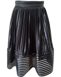 Maje Jupe mi-longue polyester noir