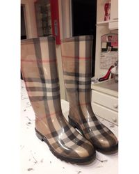 bottes pluie burberry