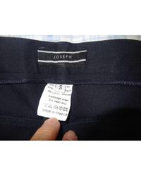 JOSEPH Jeans droit coton bleu