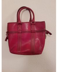 Lancel Sac à main en cuir cuir rouge
