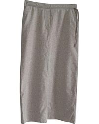 Moncler Jupe longue laine blanc