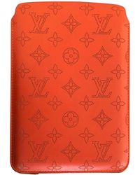 Louis Vuitton Sac à main en cuir cuir orange