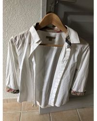 Burberry Chemise coton blanc