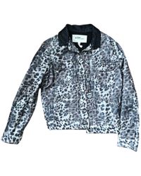 Étoile Isabel Marant Blouson velours multicolore - Bleu