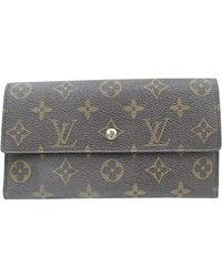 Louis Vuitton Portefeuille cuir marron