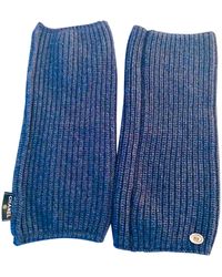 Chanel Bas cachemire bleu Taille unique