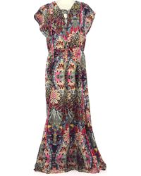 Sandro Robe mi-longue polyester multicolore