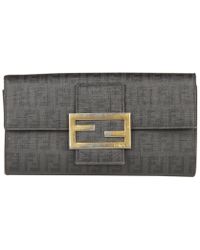 Fendi Portefeuille other marron