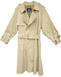 Burberry Imperméable, trench coton beige - Neutre