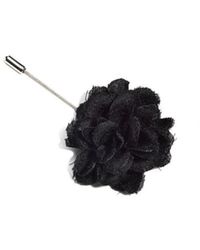 Lanvin Cravate coton noir