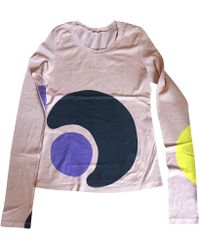 Marni Top, tee-shirt coton rose