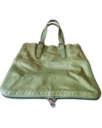 Bottega Veneta Sac à main en cuir cuir vert