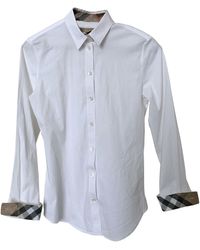 Burberry Chemise coton blanc