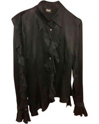 Dolce & Gabbana Chemise soie noir