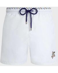Vilebrequin - Swim Shorts Bicolor Micro Ronde Des Tortues - Lyst