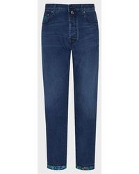 Vilebrequin - 5-Pockets Denim Pants Tropical Flowers - Lyst
