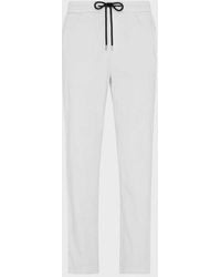 Vilebrequin - Satin Cotton Elastic Waist Pants Solid - Lyst