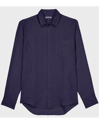 Vilebrequin - Linen Shirt Solid - Lyst