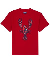 Vilebrequin - T-shirt oversize en coton organique homme graphic lobsters - tareck - Lyst