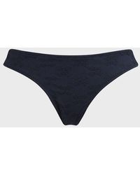 Vilebrequin - Midi Brief Bikini Bottom Turtles Monogram - Swimwear - Frise - Blue - Size M - Lyst