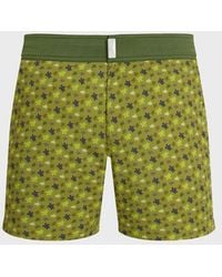 Vilebrequin - Stretch Short Flat Belt Swim Shorts Micro Ronde Des Tortues - Lyst