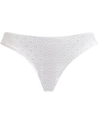 Vilebrequin - Bas De Maillot De Bain Culotte Midi Femme Broderie Anglaise - Lyst