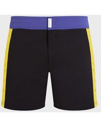 Vilebrequin - Stretch Swim Shorts Flat Belt Color Block - Lyst