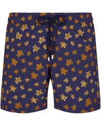 Vilebrequin - Embroidered Swim Trunks Micro Ronde Des Tortues - Lyst