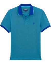 Vilebrequin - Solid Polohemd Aus Baumwolle Mit Changierendem Effekt Für Herren - Lyst