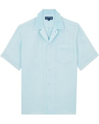 Vilebrequin - Bowling Linen Shirt Mineral Dye - Lyst