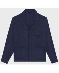 Vilebrequin - Linen Solid Overshirt - Lyst